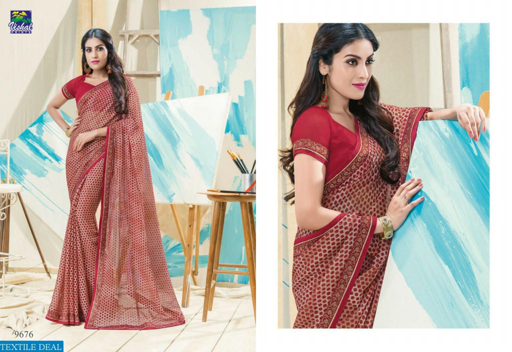 Vishal Artistry Collection Wholesale indian Saree catalog
